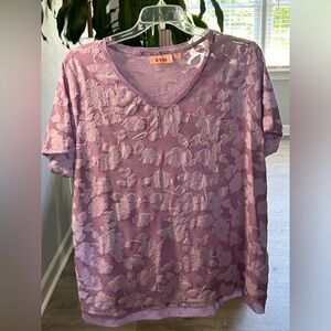 Evri 2x purple blouse